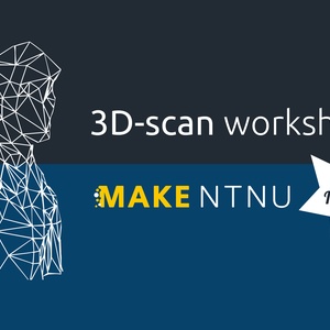 View the event “3D scan workshop”; image description: A wireframe model of a bust, with the text "3D scan workshop, new event!"