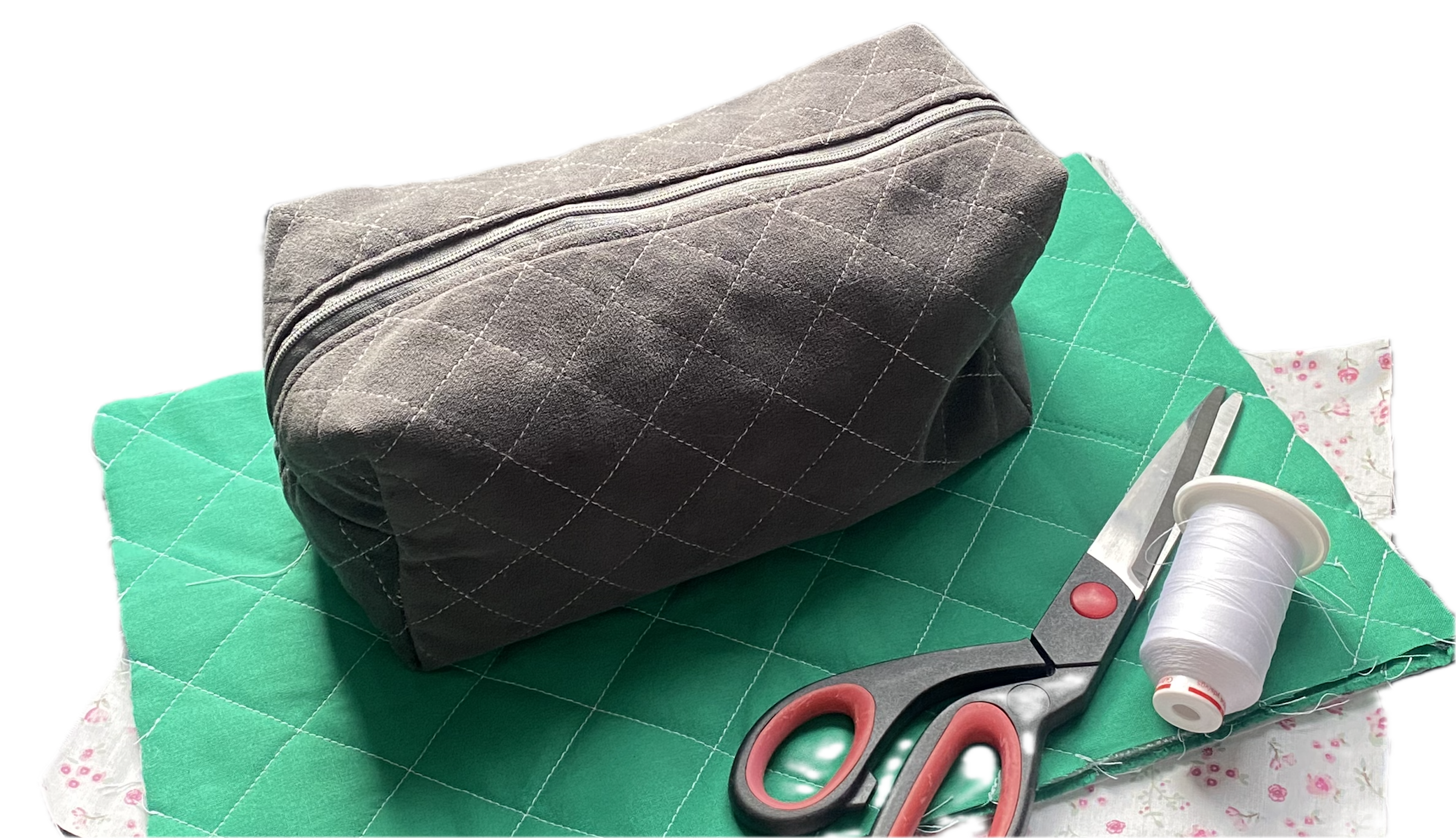 Bilde av den ferdige toalettmappen