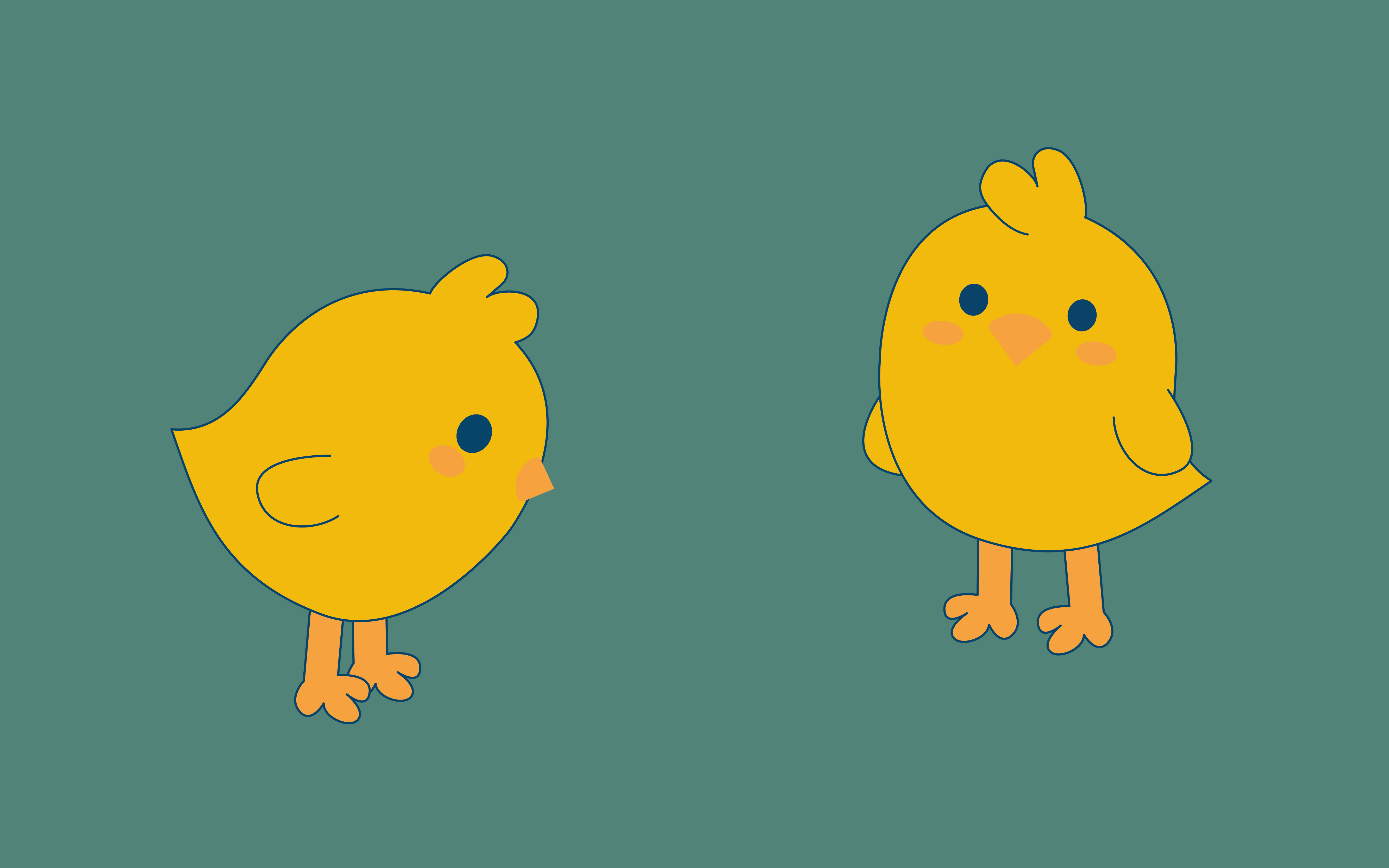 Easter chickens